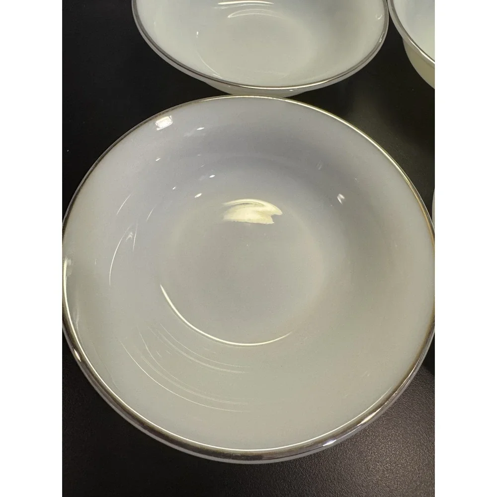 Corning Crown White Milk Glass 6